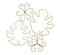 Chaies Monstera - Supporto stabilizzatore per piante - 4 stabilizzatori in metallo, decorazione per bonsai, vaso di fiori, serra da giardino