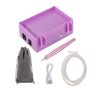 Chaies Penna per l'arte gemma del vuoto pittore, penne d'arte gemma,Penna per la pittura d'arte gemma con pompa a vuoto - Senza kit di strumenti artigianali automatici di cera per ricami che disegnano