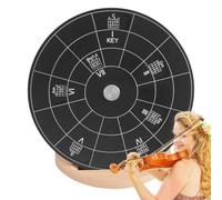 Chaies Piastre per teoria della chitarra, circoli di quinta, piastre per teoria educativa, strumento per melodia rotondo, quinta, per cantautori e insegnanti di musica