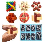 Chaies Puzzle per | Puzzle Intellettuale A Imbocco | Stimolazione dei Giocattoli Intellettuali | per Sviluppo Abilità E Logica Classe Scuola Casa Viaggi