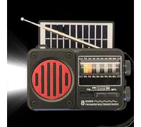 Chaies Radio Meteo - Radio Solare,Torcia Ricaricabile USB/Solare con Segnale di Disagio per Escursionismo Campeggio Emergenza Esterna