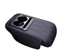 Chaies Scatola Portaoggetti per Bracciolo Auto,Rivestimento Console Centrale con Portabicchieri | Portacellulare in Pelle 4 in 1 per Interni Auto | Organizzazione e Archiviazione per Interni