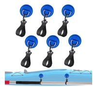 Chaies Set di appendiabiti per patch e corda, patch e corda, 6 toppe stabili a fissaggio rapido multifunzionali, fibbia fissa marina stabile, fibbia a cordoncino paddle per raadeau, barca,