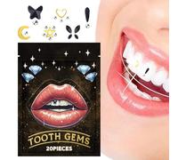 Chaies Set di gemme di denti brillanti, set di pietre preziose, set di cristalli per la decorazione dei denti, ornamenti dentali per donne, principianti, ragazze