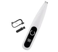 Chaies Tagliazampe per cani, tagliabordi elettrico per cani | Rasoio per di gatto con luce LED - Taglia zampe ricaricabile, strumento per toelettatura con display a LED per tagliare i