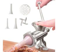 Chaies Tritacarne - Tritacarne manuale per uso domestico,Robot da cucina per manzo maiale agnello pollo preparazione pasto casa