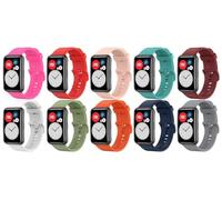 Chainfo compatibile con Huawei Fit Special Edition (B39) / Watch Fit new/Fit (TIA-B09/TIA-B19) Cinturino per Orologio, Cinturino di Ricambio in Silicone per Orologio Sportivo (G [Pack of 10])