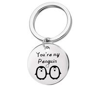 Chainless Keychain - Portachiavi a forma di pinguino, per cellulare, per borsa, creativo e utile, Durability