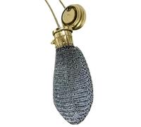 Chainmail Coin Purse, Vintage 1920s English Change Pouch, Antique Collectible Metal Mesh Coin Holder, Stylish Money Pouch for Women's Accessories 3x3x5cm, oro, Se référer au descriptif,