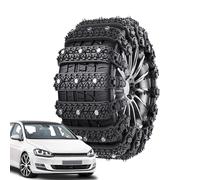 Chains, Snow Tire Chains, Anti Skid Chains, Tirare Traaction Chain, Car Tires Snow Chain for Winter Driving Safety Adjustable and Weatherproof Tires Traaction for Suv and Caravan