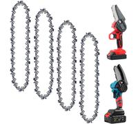 Chainsaw Chain, 4 Pezzi 6 Pollici Mini Motosega Catena, Passo 1/4 Catena per Mot