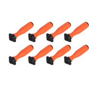Chainsaw File Handle Set, 8 Pieces Reusable Nylon Handles for 4mm-5mm Round Chainsaw Files, Sharpening Tools for Adults Professionals Beginners Enthusiasts