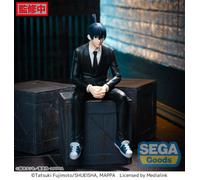 Sega Chainsaw Man Pm Perching Pvc Aki Hayakawa Statue 14 Cm Blu