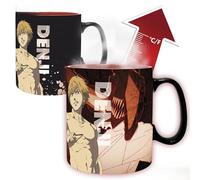 ABYSTYLE - Tazza Thermo-reattiva CHAINSAW MAN Denji & Aki - Prodotto Ufficiale - 460 ml - Cambia a contatto con il Calore