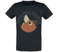 Chainsaw Man Pochita - Show Me Your Dreams Uomo T-Shirt Nero 100% Cotone Regular