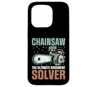 Chainsaw The Ultimate Argument Solver Motosega Custodia per iPhone 15 Pro