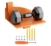 Chainsaw Wall Mount Hanger, Heavy Duty String Trimmer Holder, Power Tool Storage Rack, 7,09 x 5,91 x 4,13 Inches Garage Organizer, Weedeater Display, Backpack Blower Accessory Bracket