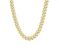 ChainsHouse Collana da uomo Catena a maglia cubana in oro Uomo Donna Catena da 20 pollici Miami Curb Gioielli in acciaio inossidabile da 9 mm