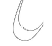 ChainsPro Collana Serpente Unisex 3mm Acciaio Inossidabile 41-76cm 3 Colori | Collana serpente girocollo uomo donna, versatile ed elegante per ogni outfit, impermeabile, Regalo perfetto per lui e per lei