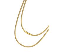 ChainsPro Collana Serpente Unisex 3mm Acciaio Inossidabile 41-76cm 3 Colori | Collana serpente girocollo uomo donna, versatile ed elegante per ogni outfit, impermeabile, Regalo perfetto per lui e per lei