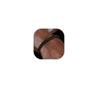 ChainsProMax Bracciale da uomo a catena cubana in acciaio inox, larghezza 5/7/9/12 mm, lunghezza 19,5/20,3/22,9 cm, nero/oro (confezione regalo), Metallo, Nessuna pietra preziosa