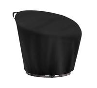 Chair Covers - Patio Round Furniture Protector Waterproof, 210D Oxford Cloth with UV Resistant Coating, Outdoor Lawn Deck Balcony Cover, Weatherproof Shield for Garden Terrace Dining Chairs