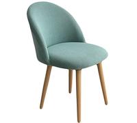 Chair Covers with Backrest 4/6 Pieces Elegant Stretch Chair Covers for Dining Room Office Chair Cover with Round Back Jacqaurd Washable (Color : G, Size : 4pcs)