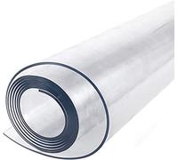 Chair Mat Odorless PVC Transparent Protector for Hard Floors Non-Slip Design 1mm Thick 50x130cm Ideal for Home & Office Use Carpet Protection Mat