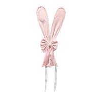 Chair Sashes, Easter Bow Ornament Set, Charming Festive Accent, Easy Stretch Fit, Party Decoration, Rabbit Ear Elastic Chair Decor for Home Restaurant Furniture Bar Stools Gatherings, 35.43 Inches