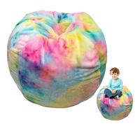 Chair Stuffed Animal Storage - Soluzione per seduta per bambini, morbida e resistente, decorazione della stanza per vivaio, porta spazioso, sedile comfort per la stanza dei bambini, grande capacità