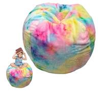 Chair Stuffed Animal Storage - Soluzione per seduta per bambini, morbida e resistente, decorazione della stanza per vivaio, porta spazioso, sedile comfort per la stanza dei bambini, grande capacità