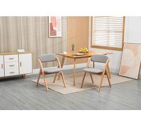 Chairs pieghevoli con sedili imbottiti, set di 2 sedie in legno impilabili con copertura rimovibile, pieghevole extra per guests cucina, ufficio, matrimoni, feste, picnic, grigio