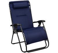Chaise longue Abbey Camp® 3D Mesh Relax Bleu 2XL
