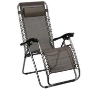 Chaise longue Abbey Camp® III Como-112 Noir TU