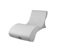 Chaise Longue Andromeda Longue Chair Realizzata In Polietilene Di Alta Qualità Riciclabile La 100%. Dimensioni 168x60x67 Cm Resistente Ai Raggi Uv Ed Alta Resistenza Alla Trazione bianco