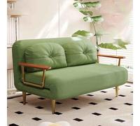 Chaise longue convertibile 4 in 1 con schienale regolabile, design salvaspazio per piccoli spazi e uso in ufficio