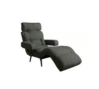 Chaise longue da esterno per patio Lettino pieghevole, chaise longue portatile per camera da letto interna, poltrona reclinabile imbottita e regolabile, con sedie a sdraio con cuscino, schi