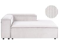 Chaise longue in corda bianco sporco lato sinistro Ardal