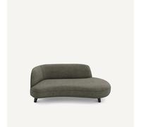 Chaise longue in cotone/lino, Rosebury Marrone TU