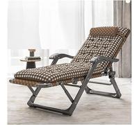 Chaise longue pieghevole regolabile con braccioli e cuscino reclinabile per il massimo comfort e relax