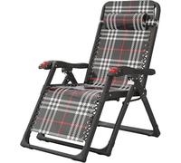 Chaise longue portatile ad alta reclinabile sedia da ufficio pieghevole per il tempo libero sedia da ufficio per terrazza comoda seduta lounge per il relax
