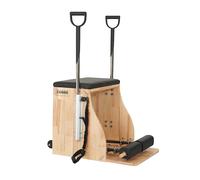Chaise Pilates in legno con molle regolabili stabile e solida Cuore Pilates Beige 80 cm