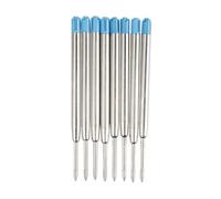 CHAKAE 10 ricariche per penna a sfera in metallo, per penne a sfera multifunzione, ricariche standard in metallo