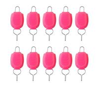 CHAKAE 10Pcs Portatile Linea Di Pesca Tappi Baitcasting Bobine Porta Linea Da Pesca Fibbie Keeper Clip Attrezzature Keeper Clip Attrezzature Keeper Clip Attrezzature