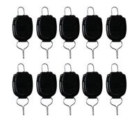 CHAKAE 10Pcs Portatile Linea Di Pesca Tappi Baitcasting Bobine Porta Linea Da Pesca Fibbie Keeper Clip Attrezzature Keeper Clip Attrezzature Keeper Clip Attrezzature
