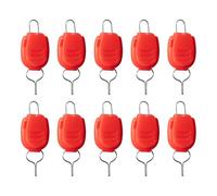 CHAKAE 10Pcs Portatile Linea Di Pesca Tappi Baitcasting Bobine Porta Linea Da Pesca Fibbie Keeper Clip Attrezzature Keeper Clip Attrezzature Keeper Clip Attrezzature