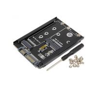 CHAKAE 2.5 "Solid Disk Enclosure Conversione A SATA3 6Gbps MSATA Adapter Antiurto ABS Shell Laptop/desktop Compatibile Caso Disco Solido