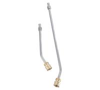 CHAKAE 2 Pz Rondella di Pressione Estensione Bacchetta In Acciaio Inox Con 1/4 "Connessione Rapida Rondella di Potenza Lance Accessori Strumento Collegamento Rapido Asta di Estensione