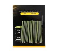 CHAKAE 54mm/40mm Pesca Anti Groviglio Maniche Collegamento Con Gancio Tubo Punta In Gomma Flessibile Linea Protettiva Accessori Anti Groviglio Maniche Collegare Con Gancio