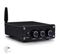 CHAKAE Amplificatore audio digitale con Bluetooth compatibile 5.0 Stereo Sound 200W Qualità di potenza totale Design piccolo per interno/esterno Modulo